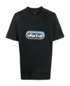 Oamc Black Printed T-shirt In 001 Black