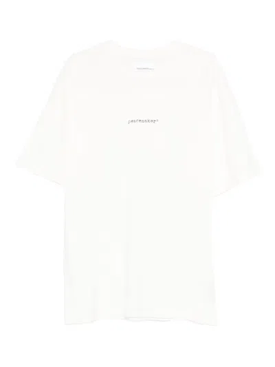 Oamc Logo-print T-shirt In White