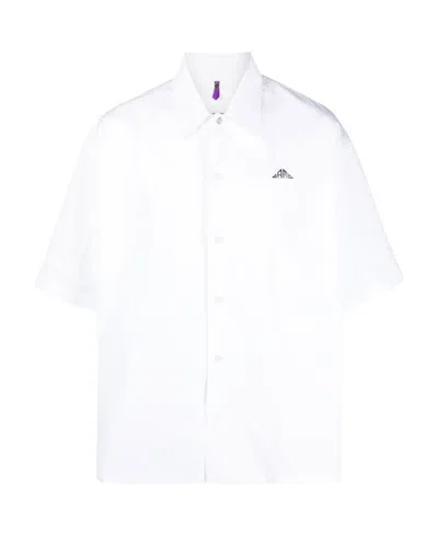 Oamc Logo Short-sleeved Shirt In White