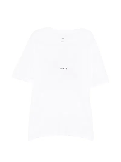 Oamc Logo T-shirt In White