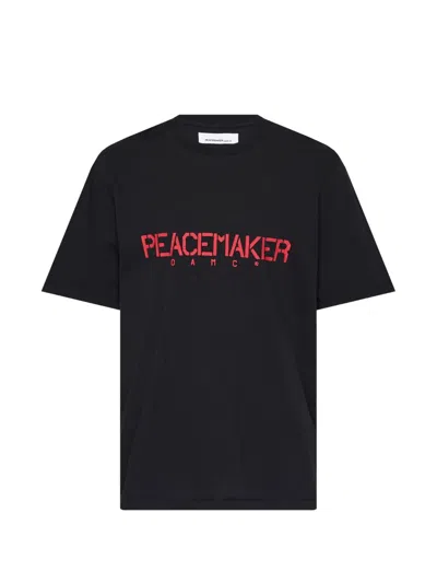 Oamc Logo-print T-shirt In Black