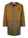 Oamc Logo-embroidered Coat In Multi