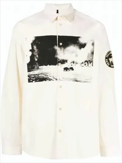 OAMC LONG-SLEEVE CASUAL SHIRT WITH GRAPHIC PRINT