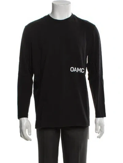 Pre-owned Oamc Long Sleeve Dress Shirt In Black