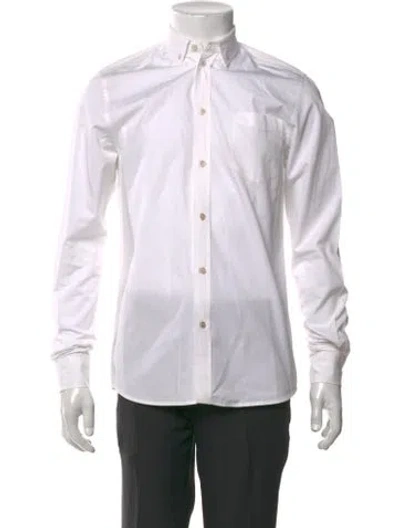 Pre-owned Oamc Long Sleeve Dress Shirt In White