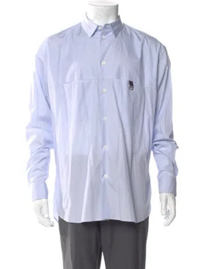 Pre-owned Oamc Long Sleeve Shirt In Blue