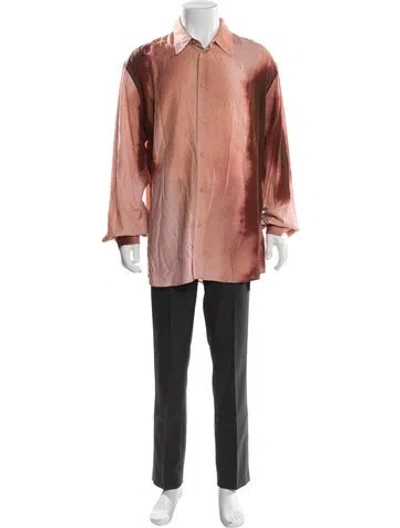 Pre-owned Oamc Long Sleeve Shirt In Pink