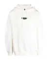 Oamc Long-sleeved Hooded Sweater In White