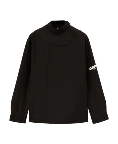 Oamc Long-sleeved Shirt In Black