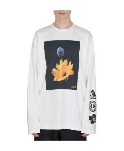Oamc Long-sleeved T-shirt In White