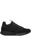 Oamc Fabric Low-top Sneakers In Black