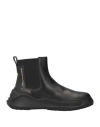 Oamc Man Ankle Boots Black Size 8 Leather In Black