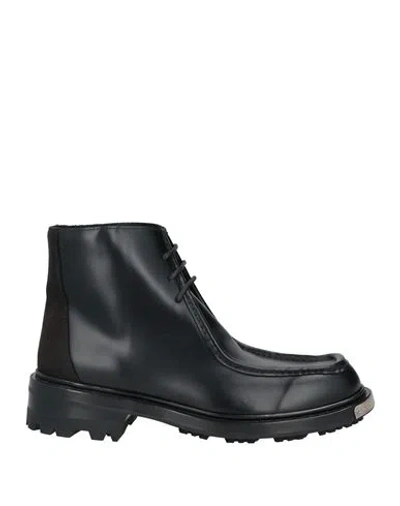 Oamc Man Ankle Boots Black Size 9 Leather