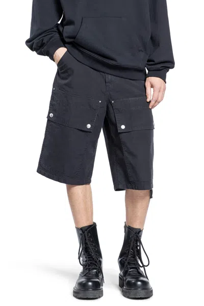OAMC MAN BLACK SHORTS & SKIRTS