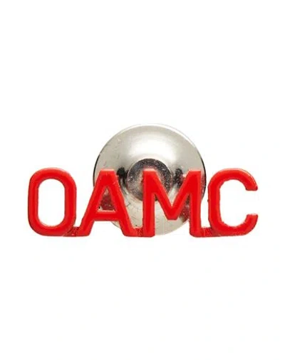 Oamc Man Brooch Tomato Red Size - Metal