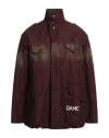 Oamc Man Coat Burgundy Size L Cotton In Red