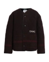 Oamc Man Coat Cocoa Size L Wool In Brown