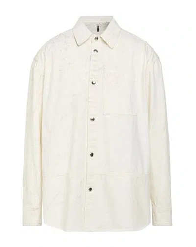 Oamc Man Denim Outerwear Off White Size S Cotton