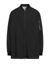 Oamc Man Jacket Black Size Xl Acetate, Viscose In Black