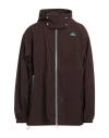 Oamc Man Jacket Dark Brown Size M Polyester In Brown