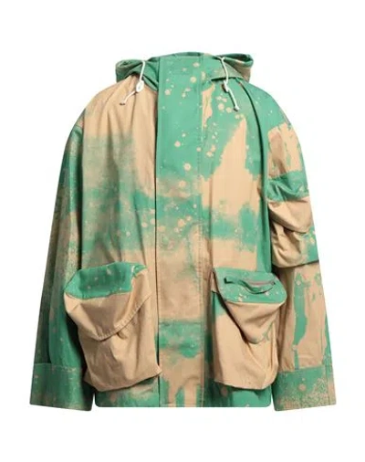 Oamc Man Jacket Green Size L Cotton