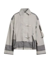 Oamc Man Jacket Grey Size L Cotton, Polyester In Multi