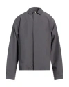 Oamc Man Jacket Lead Size L Polyester In Grey
