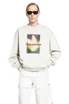 Oamc Peacemaker Bird Loose Fit Crewneck In Off-white