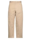 Oamc Man Pants Beige Size 34 Cotton In Beige