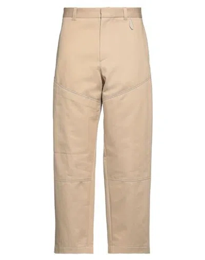 Oamc Man Pants Beige Size 34 Cotton