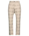 Oamc Man Pants Beige Size 34 Cotton, Polyamide In Beige