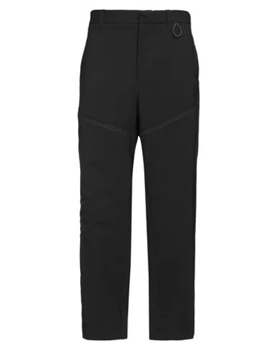 Oamc Man Pants Black Size 34 Polyester, Virgin Wool, Elastane