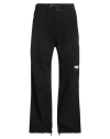 Oamc Man Pants Black Size L Polyamide In Black