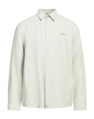 Oamc Man Shirt Light Green Size L Acetate, Viscose