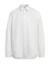 Oamc Man Shirt White Size M Polyester, Cotton, Silk In White