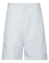 Oamc Man Shorts & Bermuda Shorts Light Grey Size M Polyester In Grey