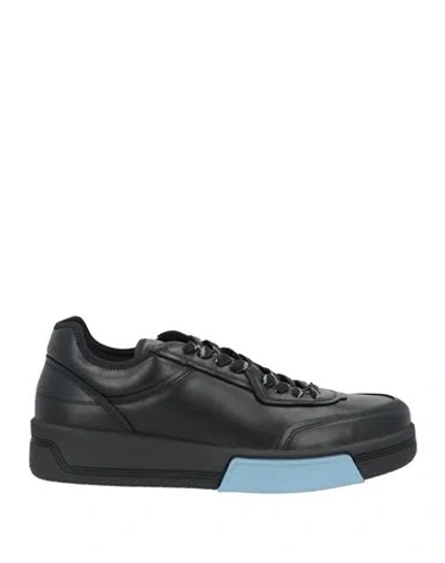 Oamc Man Sneakers Black Size 11 Leather