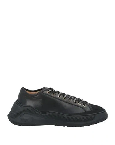 Oamc Man Sneakers Black Size 9 Leather