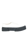 Oamc Man Sneakers Ivory Size 12 Soft Leather In White