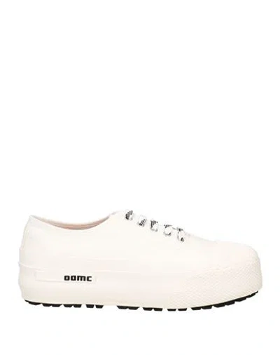 Oamc Man Sneakers Ivory Size 8 Textile Fibers In White