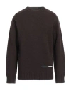 Oamc Man Sweater Dark Brown Size L Wool, Cotton, Polyamide