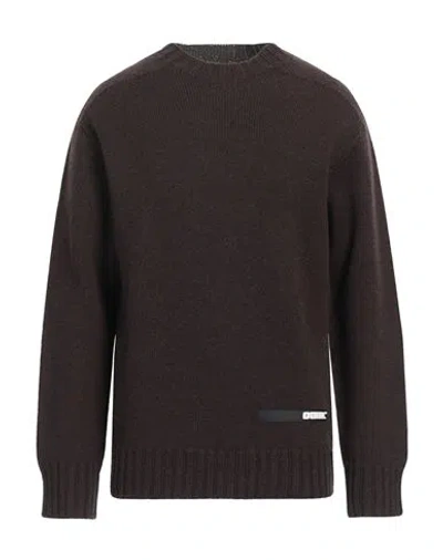 Oamc Man Sweater Dark Brown Size L Wool, Cotton, Polyamide