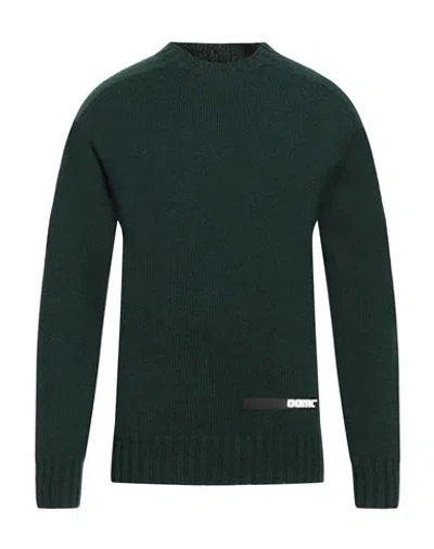 Oamc Man Sweater Dark Green Size Xs Wool, Cotton, Polyamide