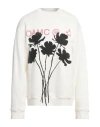 Oamc Whiff Sweatshirt With Graphic Print In Off White