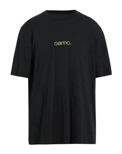 Oamc Man T-shirt Black Size Xxl Cotton