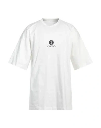 OAMC OAMC MAN T-SHIRT WHITE SIZE L COTTON, SILK