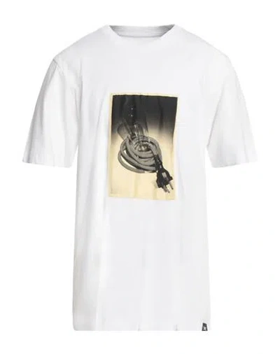 OAMC OAMC MAN T-SHIRT WHITE SIZE XL ORGANIC COTTON, SILK, ELASTANE