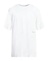 Oamc Man T-shirt White Size Xxl Organic Cotton, Elastane In White