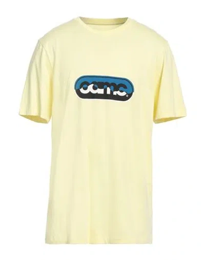 Oamc Man T-shirt Yellow Size Xl Cotton