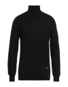 Oamc Roll-neck Merino Wool Jumper In Black